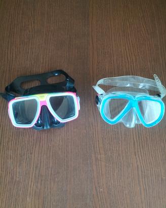 Maschere marca Mares e Aquasplash
