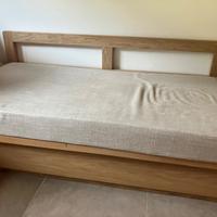 Divano fatto a mano perfetto in legno rovere