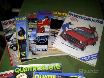 QuattroRuote 1980 1981 1982 1983 1984 riviste auto