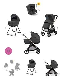 Trio inglesina Electa system quattro upper black