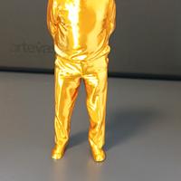 scultura anziano cantiere