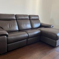 Divano Semeraro 4 posti con chaise long e relax