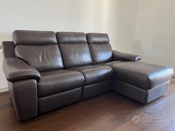 Divano Semeraro 4 posti con chaise long e relax