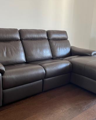 Divano Semeraro 4 posti con chaise long e relax