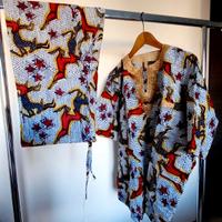 completo casacca e pantalone in cotone x yoga