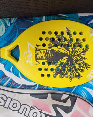 RACCHETTA TURQUOISE MODELLO LOGO CON CUSTODIA