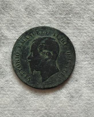 5 centesimi 1861 Vittorio Emanuele II zecca Milano