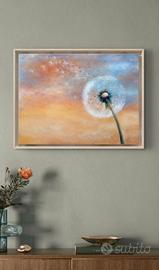 Stampa decorativa 24×30 cm Soffione/Dente di leone