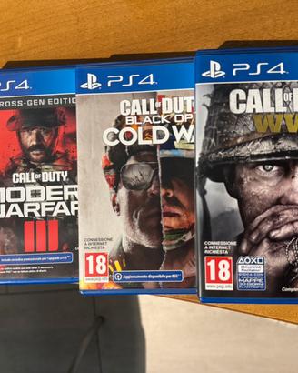 PS4 CALL OF DUTY