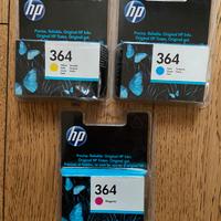 Set di tre cartucce HP 364 sigillate