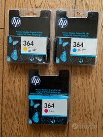 Set di tre cartucce HP 364 sigillate