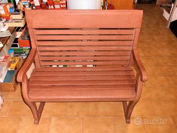 Panchina fs anni 40' originale carrozza 3°classe