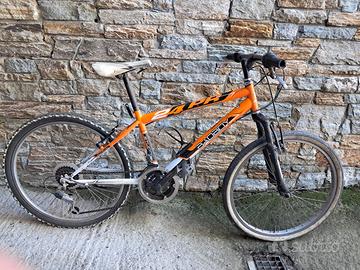 Bici arancione piccola