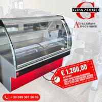 BANCO SALUMERIA vetri curvi con riserva USATO