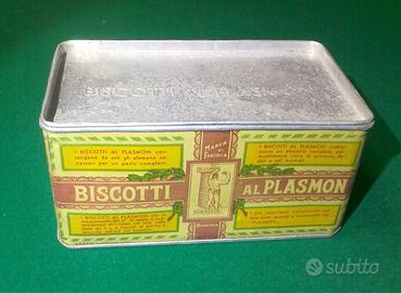 Scatola vintage Biscotti al Plasmon