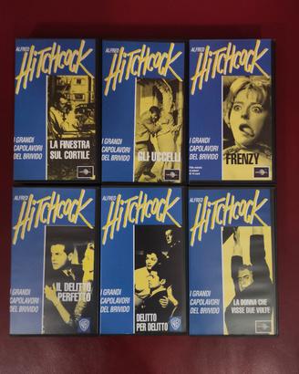 Videocassette VHS Hitchcock e Mr Bean