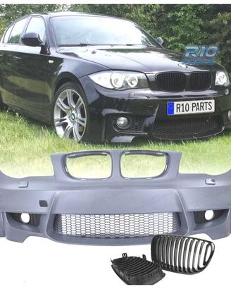 PARAURTI ANTERIORE BMW E81 E87 E82 04-13 LOOK 1M S