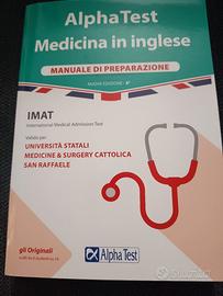 Alpha Test Medicina in Inglese - Manuale 