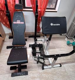 attrezzi per palestra 