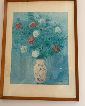 Quadro con vaso di fiori