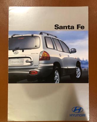 Depliant brochure hyundai santa fe