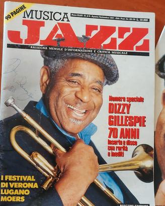 'Musica Jazz' 1987 autografata Dizzy Gillespie