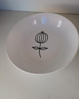 set piatti 12px Ikea con fiore Scandinavo 
