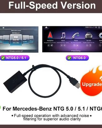 Usb Aux Audio converter Mercedes-BMW- MINI/Jaguar/