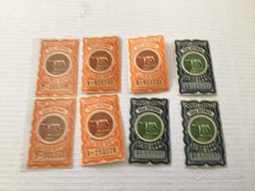 Marche da bollo imposte generali lire 500/1000