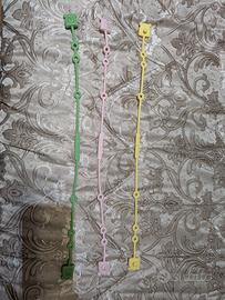 Catene porta ciuccio/giochi silicone orsetto