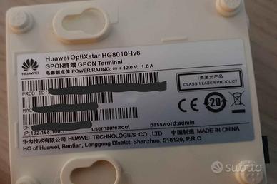 Ont GPON gigabit huawei HG8010Hv6