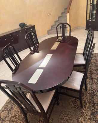 Tavolo da pranzo con sedie – Mobili di Rosini