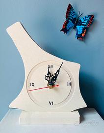 Orologio da tavolo in pietra leccese ESAGONO