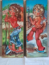Quadri bambini vintage - serie 2