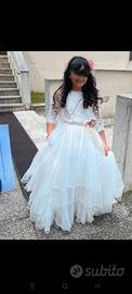 abito da comunione bambina taglia 14 anni