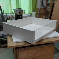 Cassetto Ikea Pax in vetro + Mensole