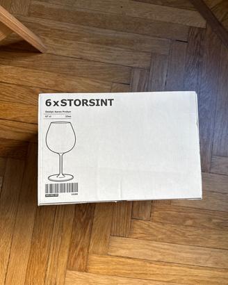 IKEA STORSINT 6 bicchieri da vino