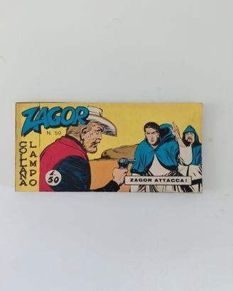 ZAGOR Collana Lampo n.59 (1966)- 3'Serie Originale
