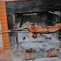 spiedo per maialino artigianale