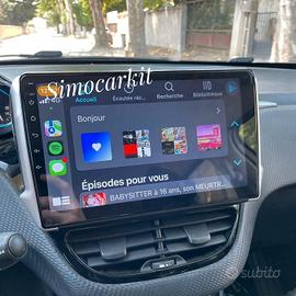 Car Tablet Android CarPlay Per Peugeot 208 2008
