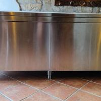 N..2  mobili armadiati acciaio inox