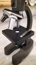 Microscopio vintage Stein Optik  200X.400X 600X