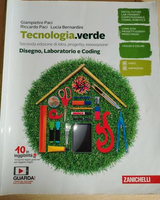 libro "Tecnologia.verde" per le medie