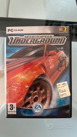 Need for speed undergruound PC CD-ROM