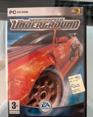 Need for speed undergruound PC CD-ROM