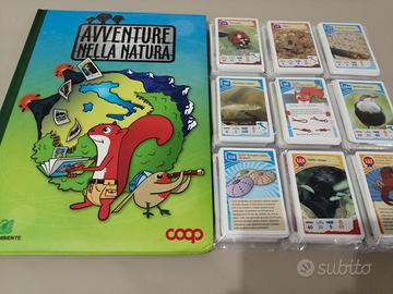 Album  Coop Avventura nella Natura vuoto +450 Card