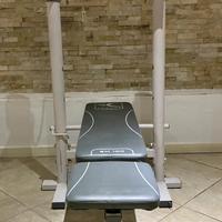 Panca piana regolabile Domyos (Decathlon)