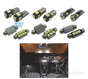 KIT 16 LAMPADE LED INTERNE PER VOLKSWAGEN VW GOLF 