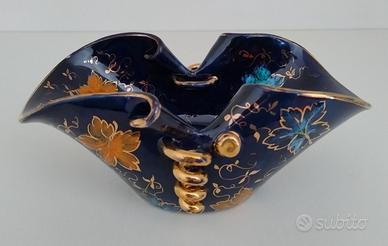 Vaso Porta Dolci Ceramica Deruta Anni 50 Vintage