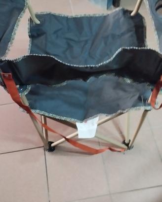 NUOVE4 Poltrone da campeggio Quechua pieghevole XL